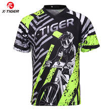 X-Tiger MTB Downhill Jerseys 100% Polyester Cycling Jerseys Downhill Clothing Summer Short Sleeve Mountain Bike Motocross Jersey 2024 - buy cheap