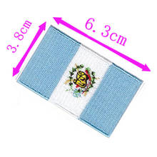Remendo bordado de bandeira do país guatemala, 6.3cm de largura, emblema de alta qualidade em ferro/peixe/listra/paz/nação/azul claro 2024 - compre barato