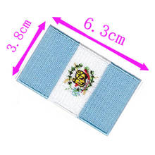 Parche bordado de la bandera de Argentina, bordado de 6,3 cm de ancho, parche para planchar de alta calidad/pescado/raya/paz/emblema de la República/azul claro 2024 - compra barato