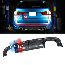 CF Kit de difusor trasero de fibra de carbono Real para BMW F85 X5M F86 X6M, parachoques trasero 2015 hacia arriba, estilo de coche 2024 - compra barato