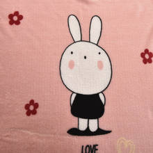 LREA lovely rabbit  blanket плед for bedding or sofa coral fleece travel be usd throw Autumn and the summer 2024 - buy cheap