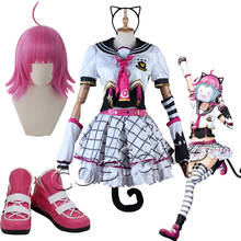 Amor ao vivo! Nijigji-vestido de fantasia para cosplay, peruca de cosplay do anime, escola alta idol, clube tennuji rina 2024 - compre barato
