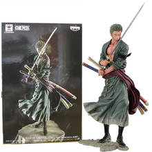 One Piece Zoro Model Toys Newest Action Souvenir Edition Three-sword Fighting Skill Zoro Boxed Doll Garage Kit Collectible Gifts 2024 - buy cheap