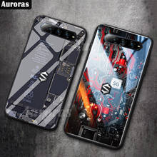 Auroras For BlackShark4 Pro Case Explorer Painted Tempered Glass Silicon Shockproof Cover For BlackShark 4 Case 2024 - buy cheap