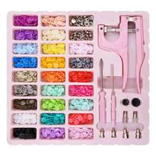 HOT Snaps Fasteners Kit, Snap Buttons T5 with Installment Tool Kit Colorful Plastic Snaps for Sewing Clothing Crafting 2024 - buy cheap