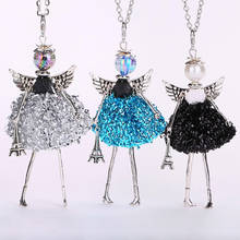 Трендовые креативные кукольные женские ожерелья бижутерия модные женские вечерние кулоны на Хэллоуин подарок 5 цветов на выбор цепочка колье ожерелье 2024 - купить недорого