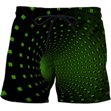 Pantalones cortos de playa con estampado 3d para hombre, ropa de baño masculina, de secado rápido geométrico, a la moda, novedad de 2021 2024 - compra barato