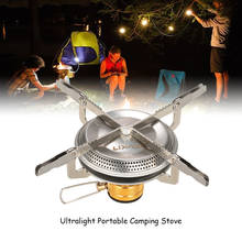 Lixada 3500W Mini Camping Gas Stoves Ultralight Portable For Outdoor Hiking Backpacking Picnic Cooking Stove for Camping BBQ 2024 - buy cheap