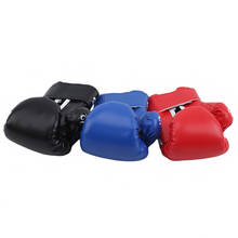 Kick Boxing Gloves For Boys Girls Women PU Karate Muay Thai Free Fight Sanda Training Adults Kids Equipment 2024 - buy cheap