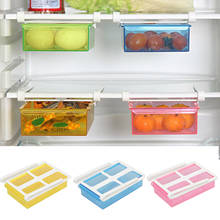 Slide Fridge Freezer Organizer Refrigerator Storage Tray with Lid Rack Reusable Shelf Drawer Organization Cutlery XH8Z 2024 - buy cheap