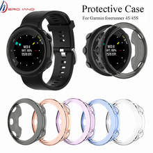 Protective Case For Garmin Forerunner 45/Swim 2 Smart Watch Band Anti-scratch Screen Protector Cover For Garmin Forerunner 45S 2024 - buy cheap