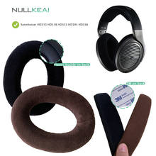 NULLKEAI-piezas de repuesto de terciopelo para Sennheiser HD515, HD518, HD555, HD595, HD558, almohadillas para los oídos, protectores para la cabeza, almohadillas para los oídos 2024 - compra barato