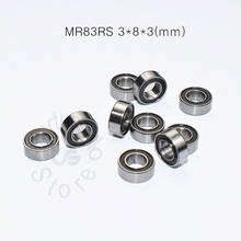 Mr83rs 3*8*3(mm) 10 peças frete grátis rolamento ABEC-5 rolamento de metal selado rolamento em miniatura mr mr83 mr83zz rolamentos 2024 - compre barato