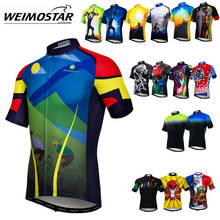 Weimostar Cycling Jersey Mens MTB Short Sleeve Clothing Biking Top Shirt Team Racing Sport Bicycle Bike Sportswear CF0031 2024 - buy cheap