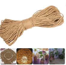 6mm 1m-100m Natural Sisal Jute Rope Twine Rope Hemp Twisted Cord Macrame String DIY Craft Handmade Decoration Pet Scratching 2024 - buy cheap