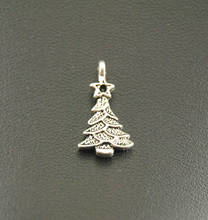 50 pcs  Silver Color Alloy Christmas Tree Charms Christmas DIY Metal Bracelet Necklace Jewelry Findings A767 2024 - buy cheap