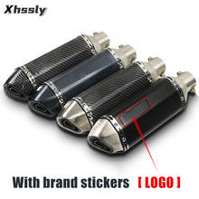 Universal Motorcycle Muffler Exhaust Pipe AK Stickers Escape Moto For YAMAHA Raptor 700 Fz1 Drag Star 1100 Raptor 350 Virago 400 2024 - buy cheap