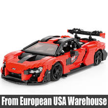 MOULD KING-10007 coche de juguete Senna, modelo de coche, 1182 piezas, bloques de construcción, montaje de ladrillos, juguetes para niños, regalos de navidad 2024 - compra barato