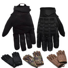 Guantes de Ciclismo de calidad para motocicleta, manoplas de cuero para pantalla táctil, antideslizantes, transpirables, para primavera, verano y otoño 2024 - compra barato