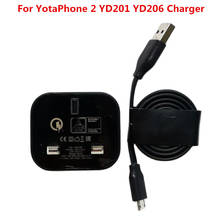Новинка, оригинальный адаптер для YotaPhone 2 YD201 YD206, быстрое зарядное устройство, дорожное зарядное устройство, адаптер с вилкой Стандарта Великобритании и USB-кабелем, постоянный ток 12 В, 1,1 А 2024 - купить недорого