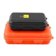 Caixa recipiente de plástico para ferramentas ao ar livre, portátil, à prova d'água, caixa de armazenamento de sobrevivência para acampamento ao ar livre, pesca (laranja l) tamanho: 2024 - compre barato