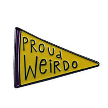 Proud weirdo-insignia de bandera, rebel contra la conformidad, colección de estilo fresco y pequeño 2024 - compra barato