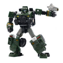 AOYI-figura de acción de transformación H6002-9, modelo de película de juguete G1, ABS, 18cm, aleación SS38 KO, coche de deformación, Robot, BMB, regalo 2024 - compra barato