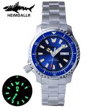 HEIMDALLR Mens Diver Watch 316L Steel 41mm blue Dial Sapphire 200M Diving Waterproof NH36A Automatic Mechanical Watch Men 2022 - buy cheap