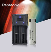 1pc panasonic ncr18650bd 3.7v 3200mah 18650 li-ion bateria recarregável e carregador rápido melhor qualidade 2024 - compre barato