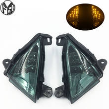 Front LED Turn Signal Indicator For KAWASAKI ZX6R ZX10R Z750 Z1000 NINJA 650R ER6N ER6F Motorcycle Accessories Light Blinker 2024 - buy cheap