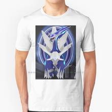 Dialga At Spear Pillar T Shirt 100% Pure Cotton Anime Once Upon A Time Spearpillar Legendary Sinnoh Blue Diamond Metal Dragon 2024 - buy cheap