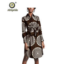 Vestidos africanos para mulheres, "afriorgulho bazin ricos, estampa de ancara, algodão puro personalizado, cera batik, primavera & outono s1825094, 2019 2024 - compre barato