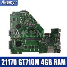 SAMXINNO X550CL материнская плата для ноутбука For Asus Y581C X552C X550C X550CL A550C K550C X550CC лаптоп материнская плата с 2117/1007U GT710M 4 Гб оперативной памяти 2024 - купить недорого