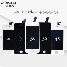 Quality AAA+++ Touch Screen For iPhone 4 4S 5  5s 5c  LCD Display Free Shipping with gifts touch smoothly 2024 - buy cheap