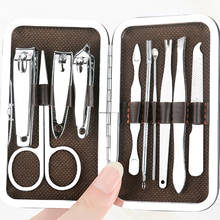 10Pcs/set Manicure Tools Nail Trimmers Cutter Dead Skin Pliers Nail Files Nail Scissors Set For Household Beauty Foot Care Tools 2024 - buy cheap