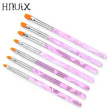 7 Pieces Set Art Nail Brush Pens Acrylic Nail Brushes UV Gel Nail Polish Painting Drawing Brushes Manicure Tools Kit New Design 2024 - buy cheap