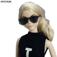 Черные пластиковые мини очки без линз для куклы Барби солнцезащитные очки для кукол Кен мальчик и 1/6 девочка кукольные игрушки Аксессуары для кукольного домика 1/6 2024 - купить недорого