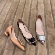 2020 туфли-лодочки; женские новые дизайнерские туфли на каблуке; женские роскошные пикантные модельные туфли с острым носком; модная женская обувь; zapatos De Mujer 2024 - купить недорого