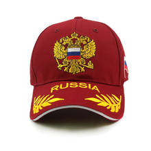 Gorra de béisbol con bordado de bandera rusa para hombre y mujer, gorro de béisbol Unisex, Snapback, Hip hop, 2020 2024 - compra barato
