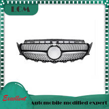 Diamond Style with/no Camera Hole Front Bumper Racing Grille For-Mercedes For-Benz E-class W213 E43 E450 2016-on with Emblem 2024 - buy cheap