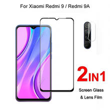 Full Cover Glass For Xiaomi Redmi 9 9A Screen Protector Protective Tempered Glass Explosion Proof & Camera Lens Film 2024 - buy cheap