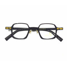 Óculos vintage, armações pequenas de óculos quadradas para óculos feito à mão, armação de óculos de acetato, qualidade superior 246 2024 - compre barato