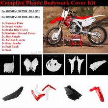 For Honda CRF250R 14-17 CRF450R 13-16 Motorcycle Fairings Complete Plastic Bodywork Cover Kit Fender Radiator Shroud Side Panels 2024 - buy cheap
