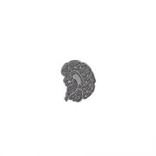 Cartoon Tiger Cat finger Letter Skull Brain Enamel Pin Brooches For Women Creative Metal Brooch Denim Hat Badge Collar Jewelry 2024 - buy cheap