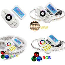 Regulador de intensidade luminosa, 2.4g 4, zonepress botão/touch dimmimg/ct/rgb/rgbw led, sem fio, regulador remoto para fita led 5050 3528