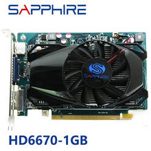 SAPPHIRE HD6670 1GB For AMD Video Card GPU Radeon HD 6670 GDDR5 128bit Graphics Cards PC Computer Game For Video Cards HDMI Used 2024 - buy cheap