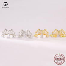 Pendientes coreanos estilo S925, pendientes de mariposa de plata, pendientes de perlas con personalidad femenina, accesorios para mujer, envío gratis 779 2024 - compra barato
