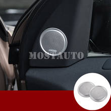 Moldura de cubierta para altavoz de puerta Interior de coche, accesorios de decoración Interior de coche para Land Rover Discovery Sport, 2015-2019, 2 uds. 2024 - compra barato