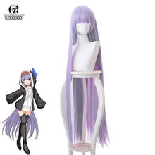 ROLECOS Game FGO Meltryllis Cosplay Wig Fate Meltlilith Cosplay Light Purple Wig 120cm Synthetic Long Hair Women 2024 - buy cheap