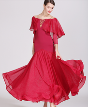 ballroom dresses for women standard ballroom dress ballroom dresses competition black red wine red1868 2024 - buy cheap